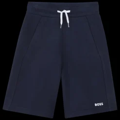 Outlet BOSS Bermuda en molleton uni BLEU CARGO