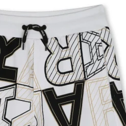 Outlet KARL LAGERFELD KIDS Bermuda imprimé BLANC NOIR