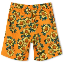 Discount KENZO KIDS Bermuda imprimé satin de coton ORANGE