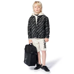 Clearance KARL LAGERFELD KIDS Bermuda élastiqué MILK
