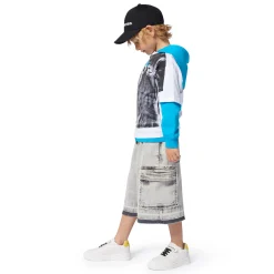 New MARC JACOBS Bermuda long en jean BLACK