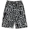 New MARC JACOBS Bermuda long imprimé à poches BLACK
