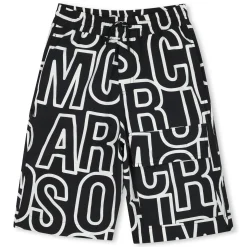 New MARC JACOBS Bermuda long imprimé à poches BLACK