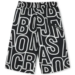 New MARC JACOBS Bermuda long imprimé à poches BLACK