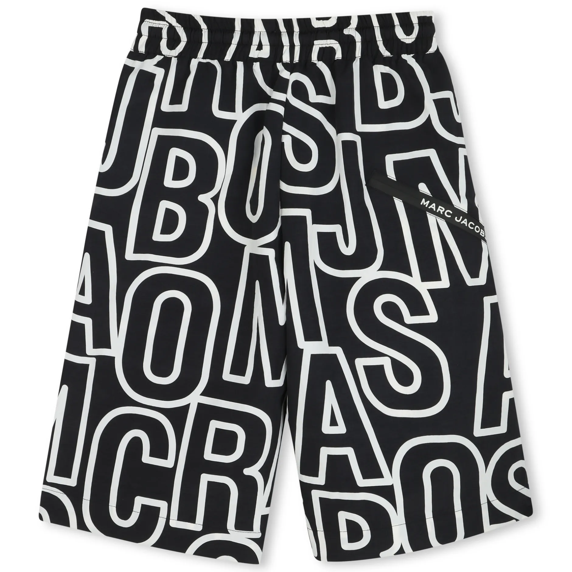 New MARC JACOBS Bermuda long imprimé à poches BLACK
