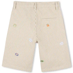 Fashion KENZO KIDS Bermuda rayé avec badges PALE TRENCH