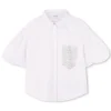 Discount LANVIN Blouse à manches bouffantes BLANC