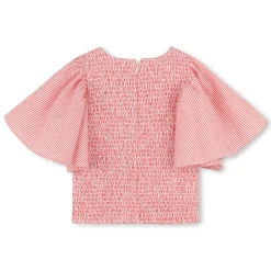 Hot KENZO KIDS Blouse en coton ROUGE VIF