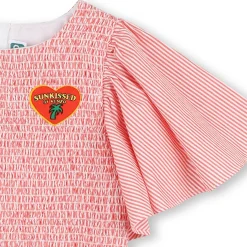 Hot KENZO KIDS Blouse en coton ROUGE VIF