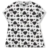 Clearance DKNY Blouse manches courtes BLANC NOIR