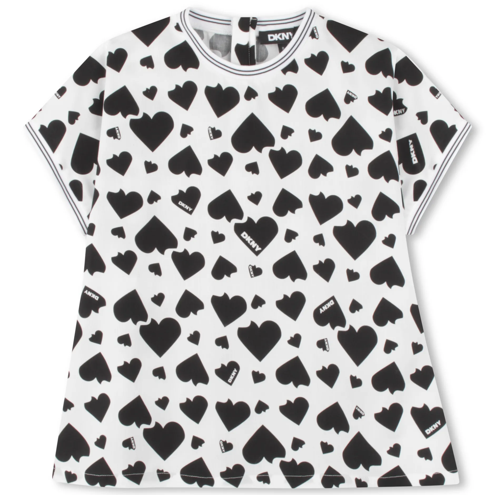 Clearance DKNY Blouse manches courtes BLANC NOIR