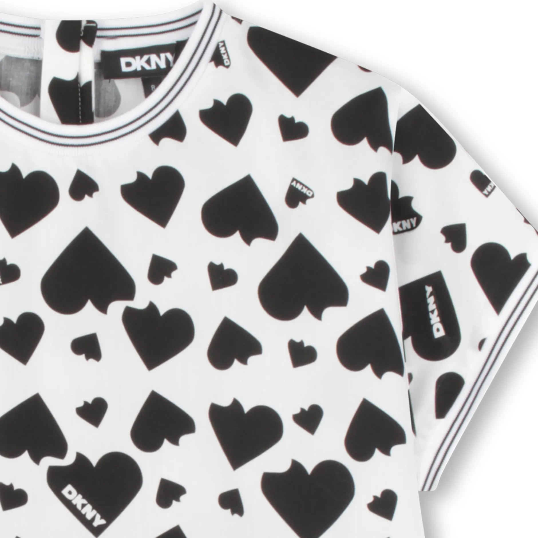 Clearance DKNY Blouse manches courtes BLANC NOIR