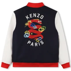 Hot KENZO KIDS Blouson à manches contrastées BLEU DE CHINE
