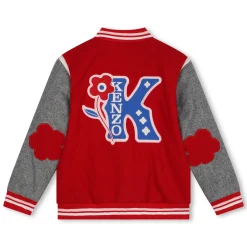 New KENZO KIDS Blouson brodé ROUGE FONCE