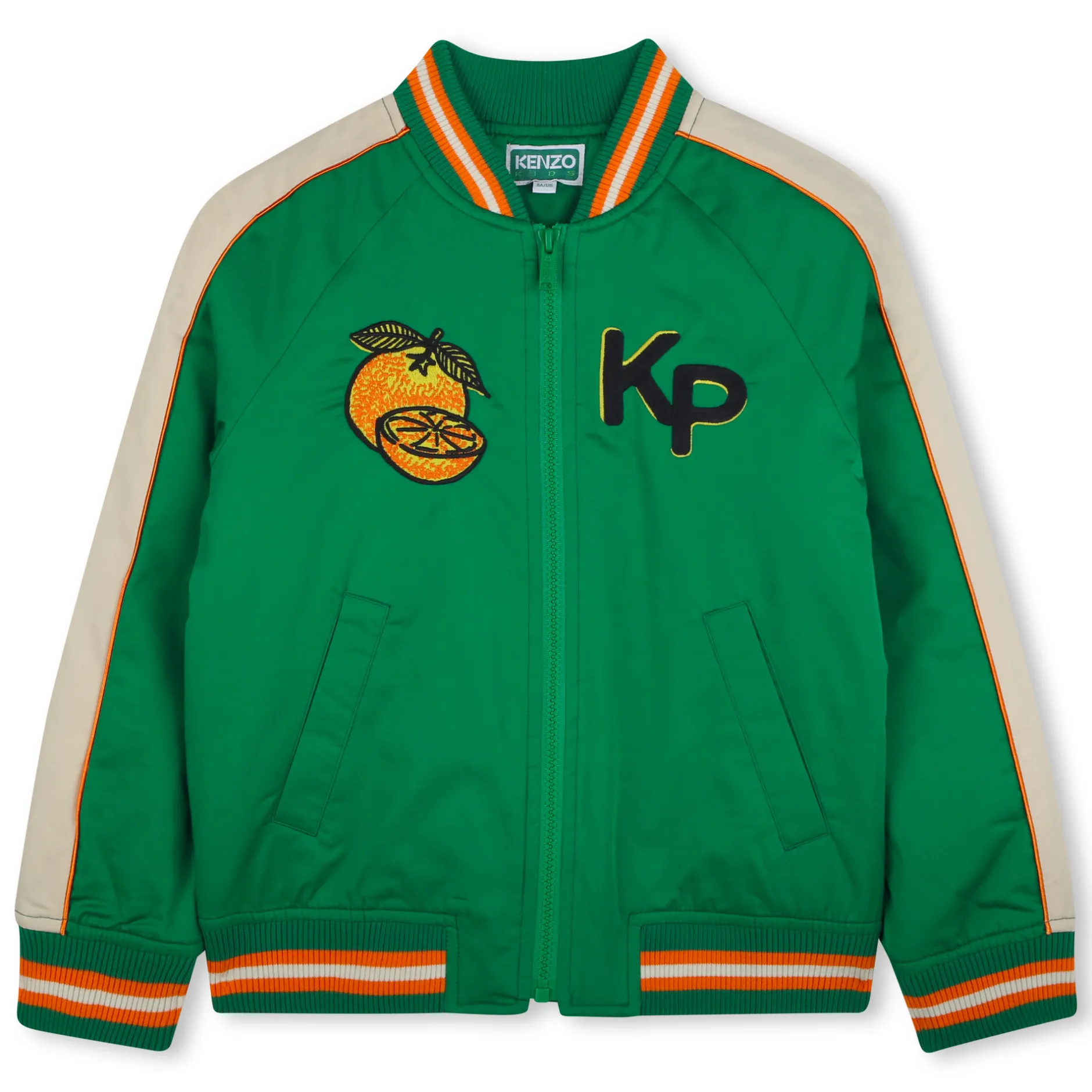 Clearance KENZO KIDS Blouson en satin de coton LODEN
