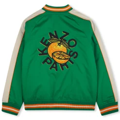 Clearance KENZO KIDS Blouson en satin de coton LODEN