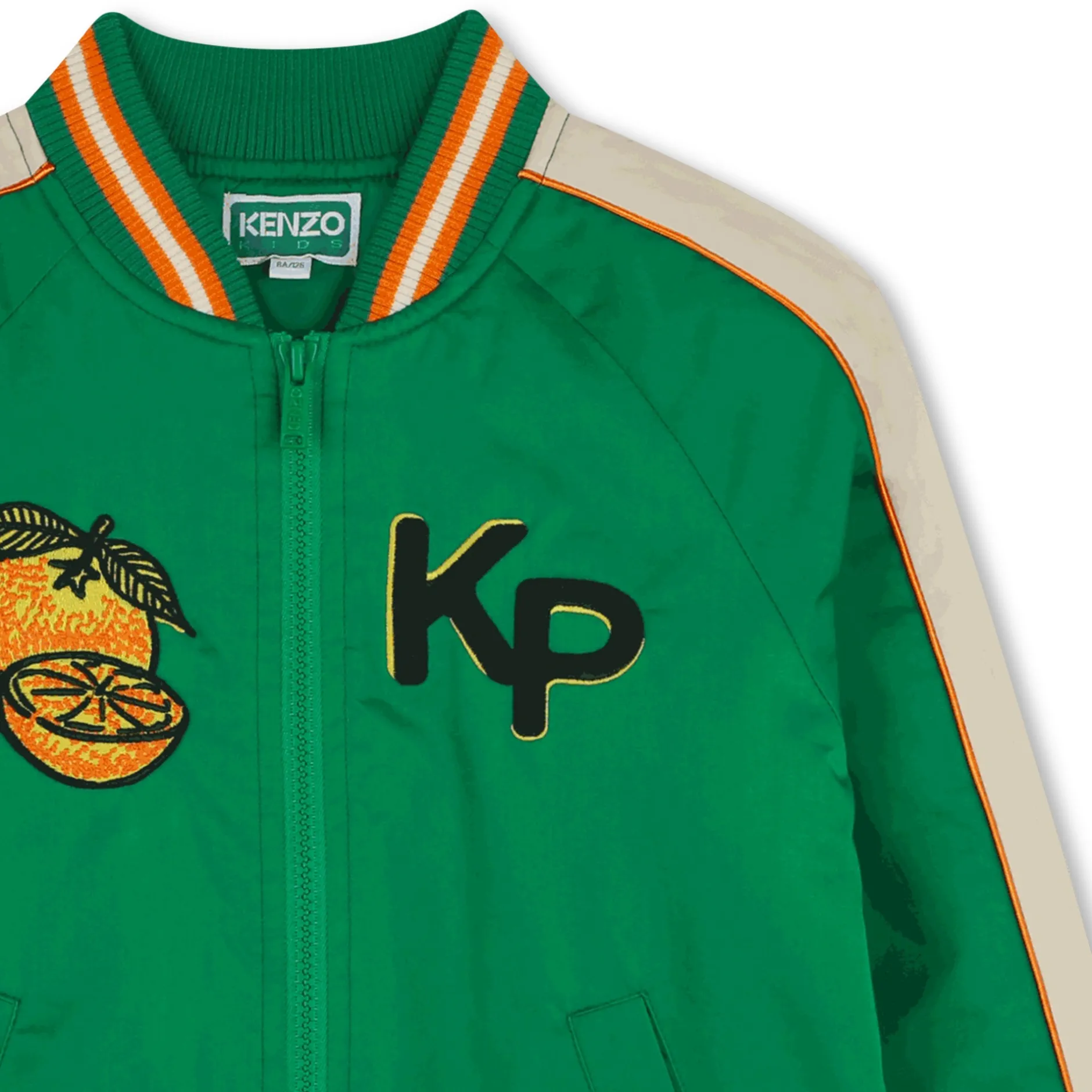 Clearance KENZO KIDS Blouson en satin de coton LODEN