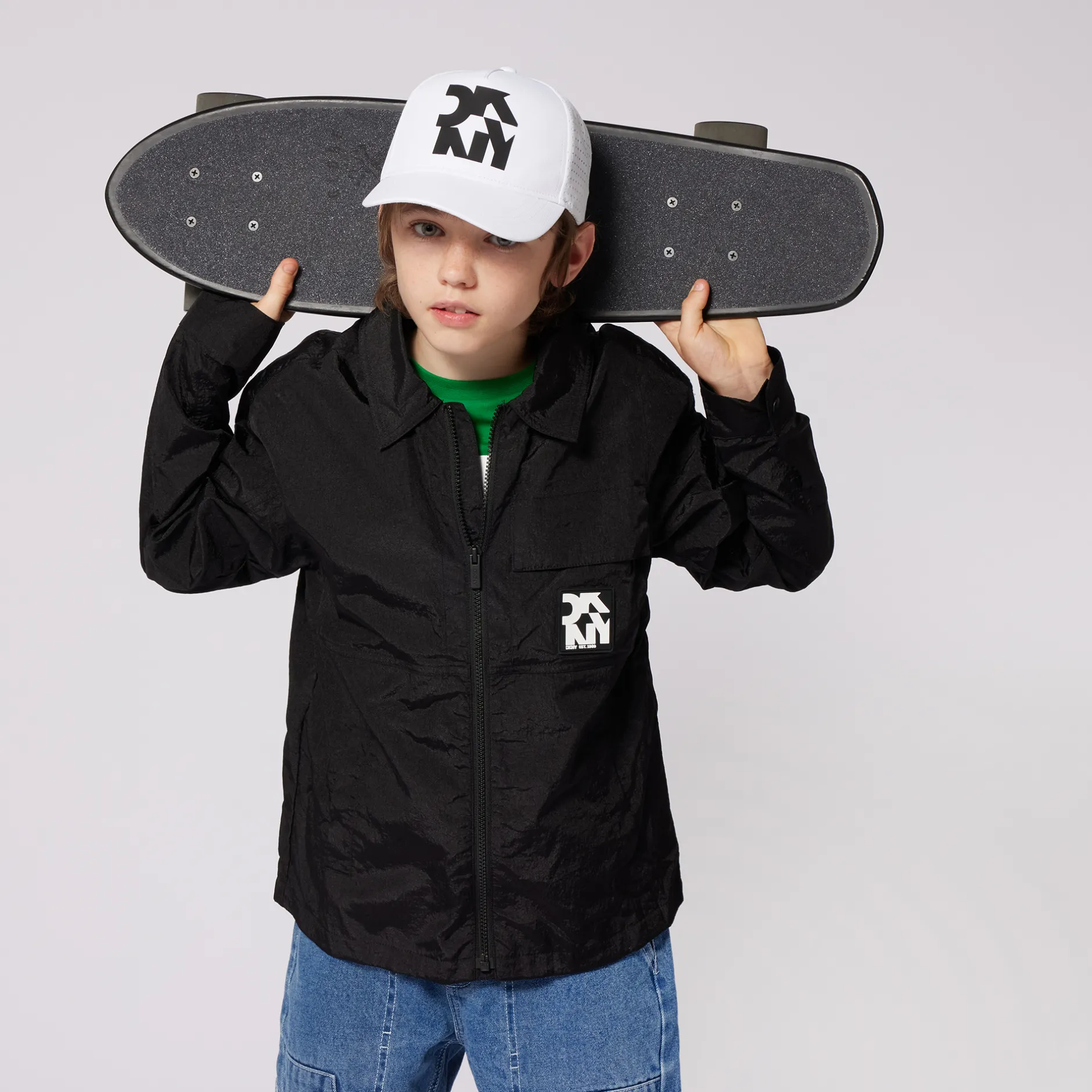 Clearance DKNY Blouson zippé déperlant BLACK