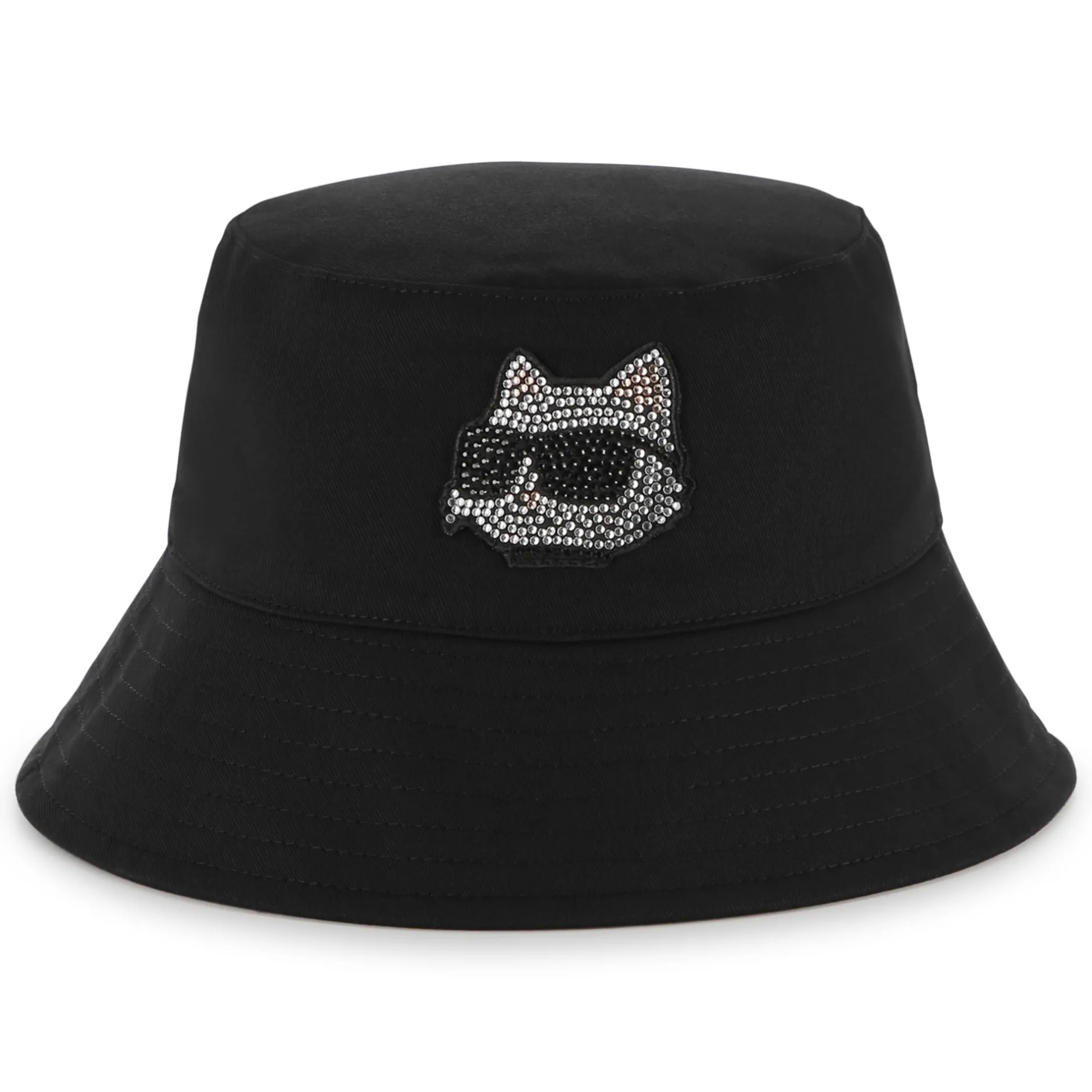 Fashion KARL LAGERFELD KIDS Bob à bords longs BLACK