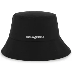 Fashion KARL LAGERFELD KIDS Bob à bords longs BLACK
