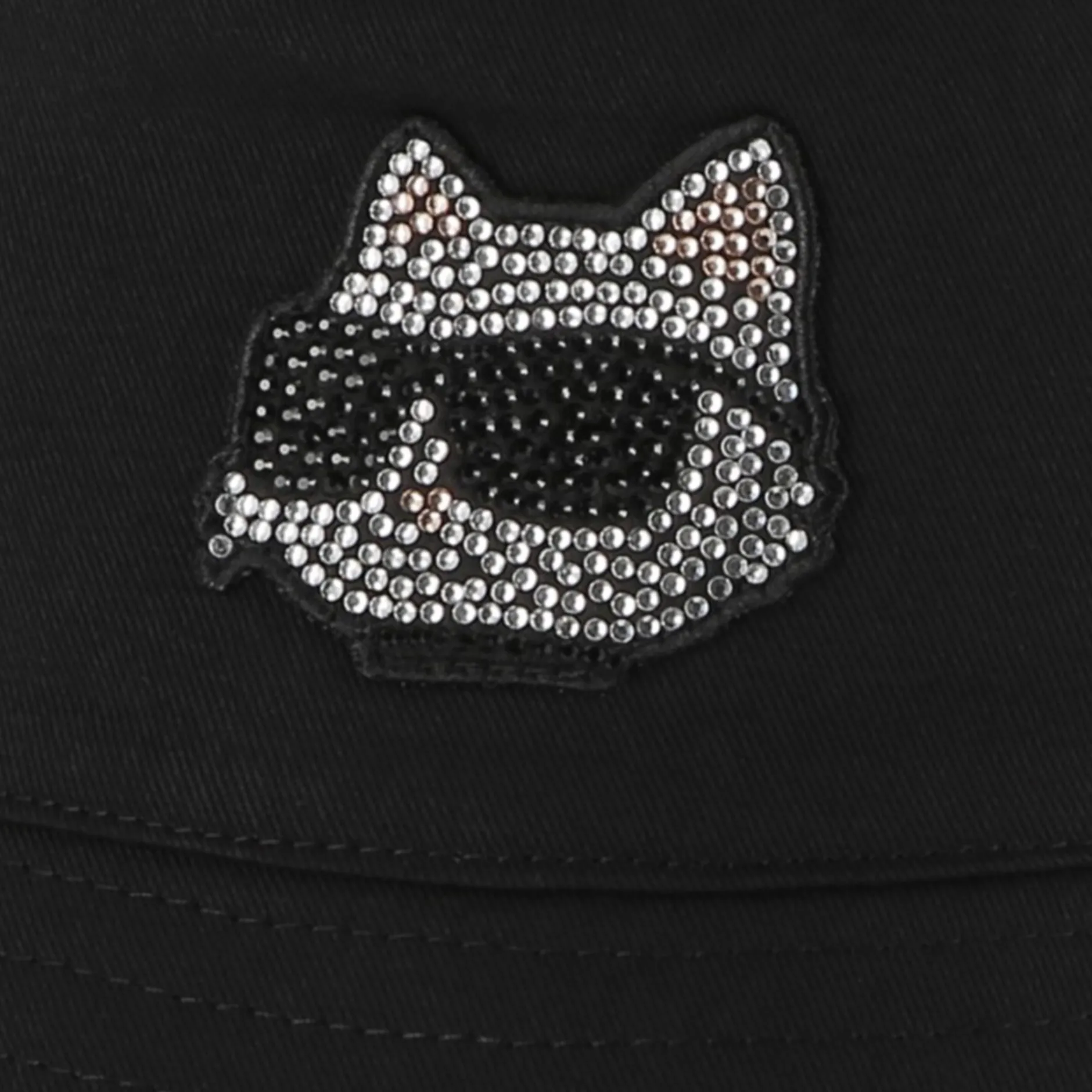 Fashion KARL LAGERFELD KIDS Bob à bords longs BLACK