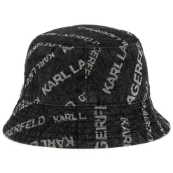 Clearance KARL LAGERFELD KIDS Bob imprimé en jean BLACK