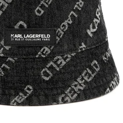 Clearance KARL LAGERFELD KIDS Bob imprimé en jean BLACK