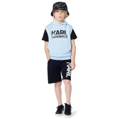 Clearance KARL LAGERFELD KIDS Bob imprimé en jean BLACK