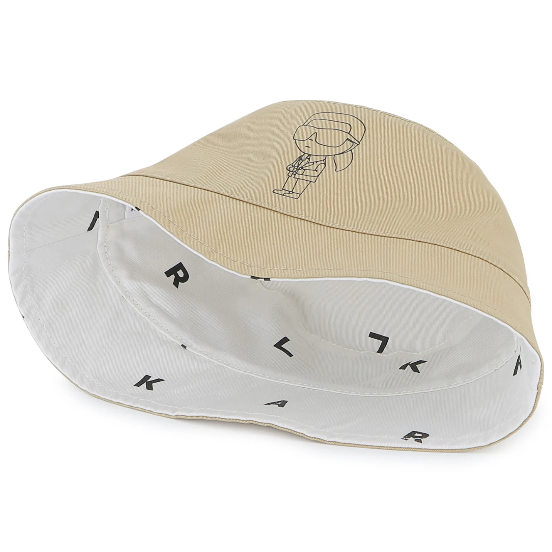 Best KARL LAGERFELD KIDS Bob réversible BLANC