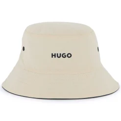 Sale HUGO Bob réversible bi-matière BLACK