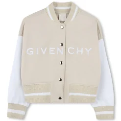Outlet GIVENCHY Bomber bicolore en molleton LIME STONE