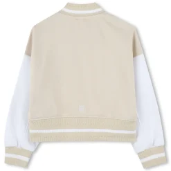 Outlet GIVENCHY Bomber bicolore en molleton LIME STONE