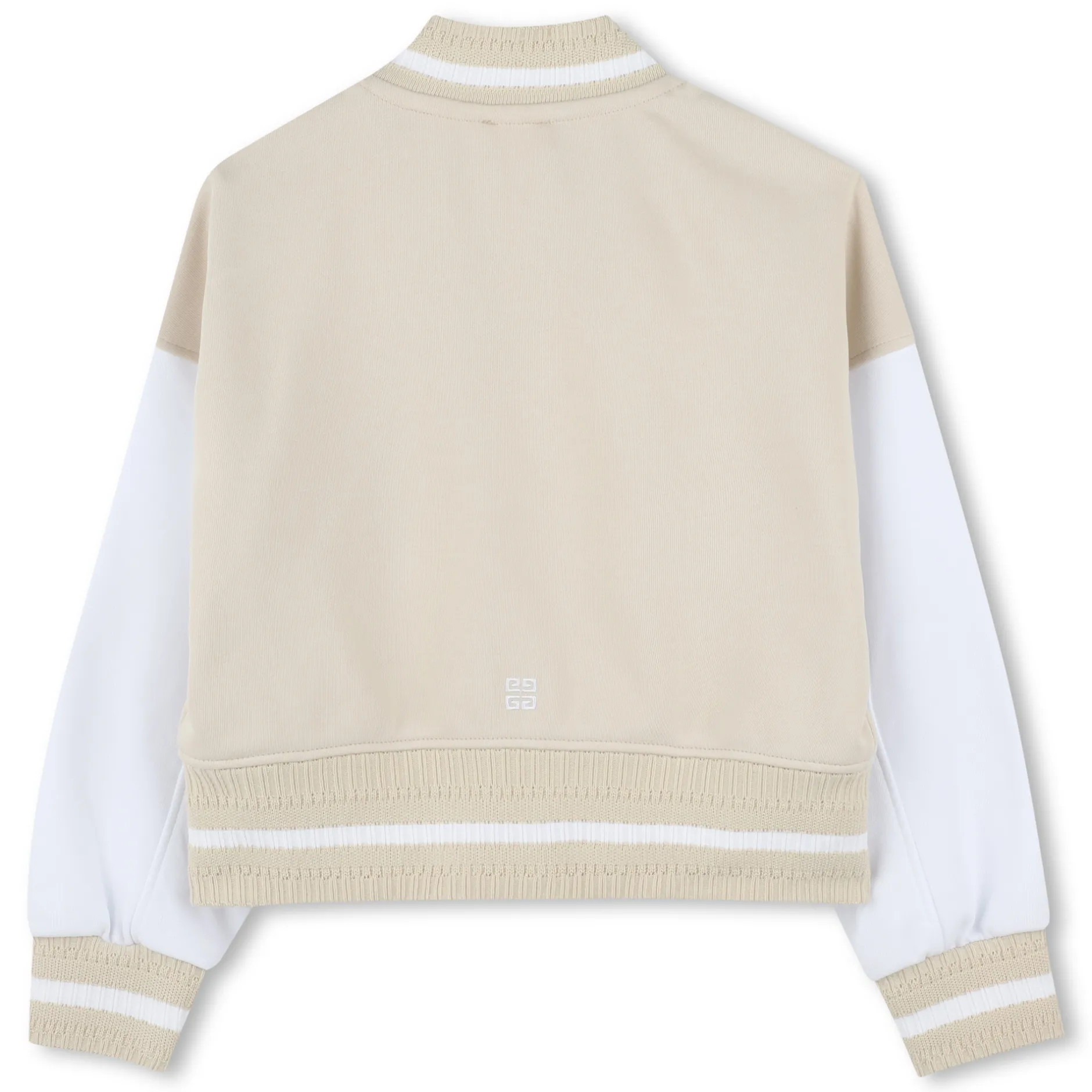 Outlet GIVENCHY Bomber bicolore en molleton LIME STONE