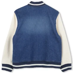 Outlet GIVENCHY Bomber bicolore esprit collège DENIM BLUE