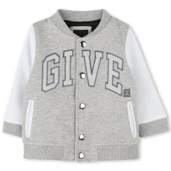 Discount GIVENCHY Bomber en molleton GRIS CHINE