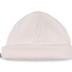 Outlet BOSS Bonnet à côtes avec revers BABY PINK