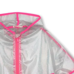 New BILLIEBLUSH Cape de pluie à capuche TRANSPARENT