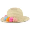 Hot BILLIEBLUSH Capeline irisée à pompons MULTICO