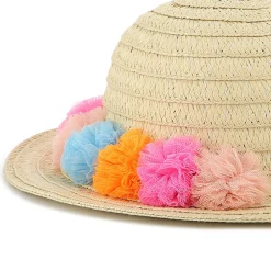 Hot BILLIEBLUSH Capeline irisée à pompons MULTICO
