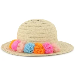 Hot BILLIEBLUSH Capeline irisée à pompons MULTICO