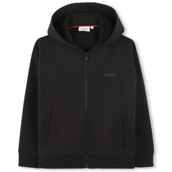 Discount HUGO Cardigan à capuche BLACK