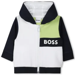 Online BOSS Cardigan à capuche BLEU CARGO
