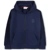Clearance HUGO Cardigan à capuche en molleton MEDIEVAL BLUE