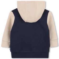 Outlet BOSS Cardigan à capuche en molleton BLEU CARGO