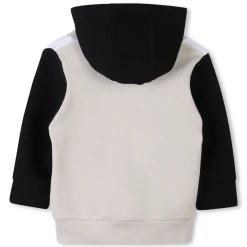 Outlet BOSS Cardigan à capuche en molleton VANILLE