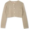 New BILLIEBLUSH Cardigan de cérémonie pailleté DORE CLAIR