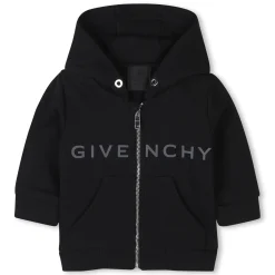Fashion GIVENCHY Cardigan de jogging à capuche BLACK