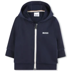 Online BOSS Cardigan de jogging à capuche BLEU CARGO