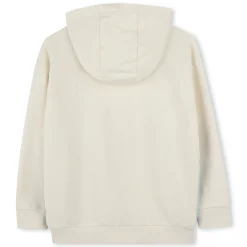 Clearance KENZO KIDS Cardigan de jogging à capuche PALE TRENCH