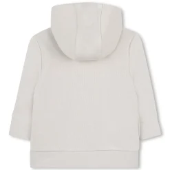 Online BOSS Cardigan de jogging à capuche VANILLE